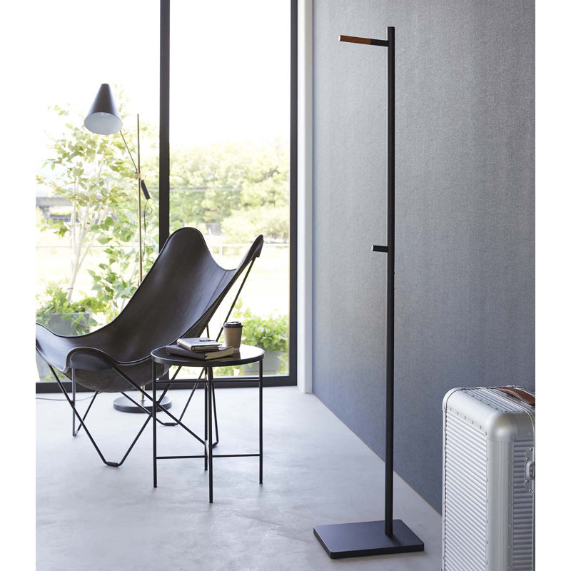 Yamazaki USA Tower Steel Freestanding 2 Hook Coat Rack & Reviews